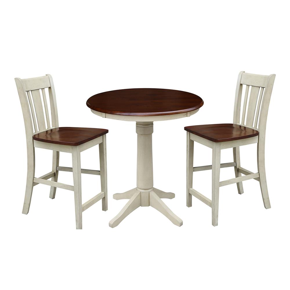 30" Round Top Pedestal Table - 28.9"H. Picture 11