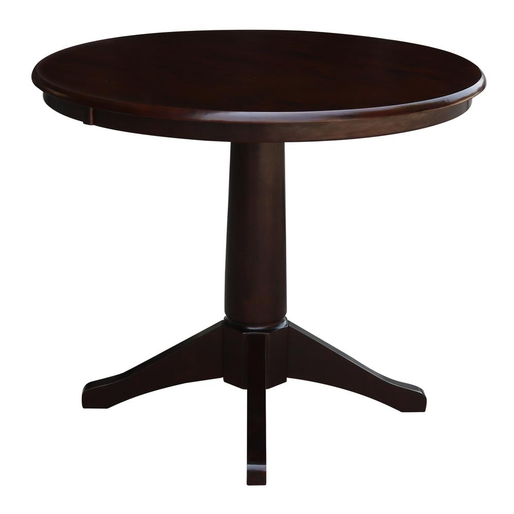36" Round Top Pedestal Table - 28.9"H. Picture 3