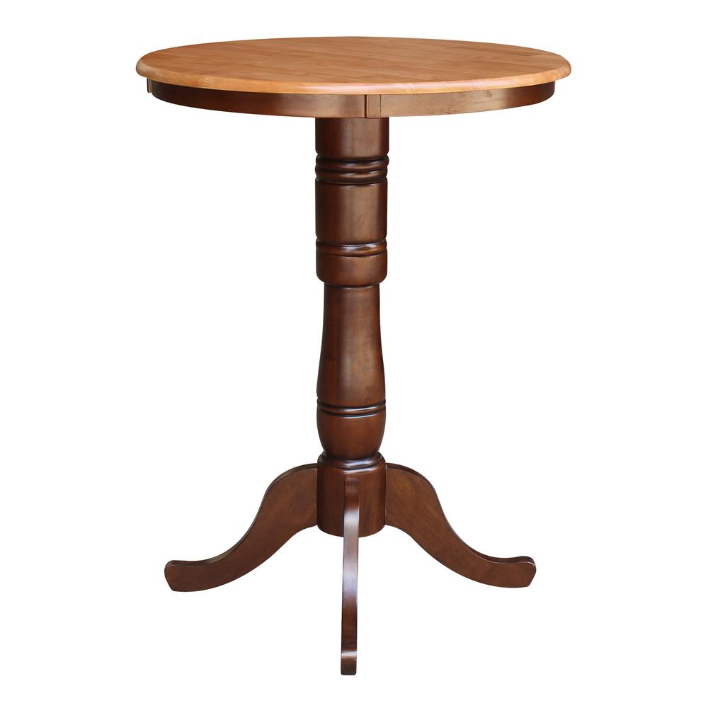 30" Round Top Pedestal Table - 34.9"H. Picture 5
