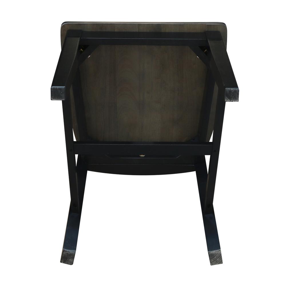 Set of Two Ava Chairs, Coal-Black/washed black. Picture 3