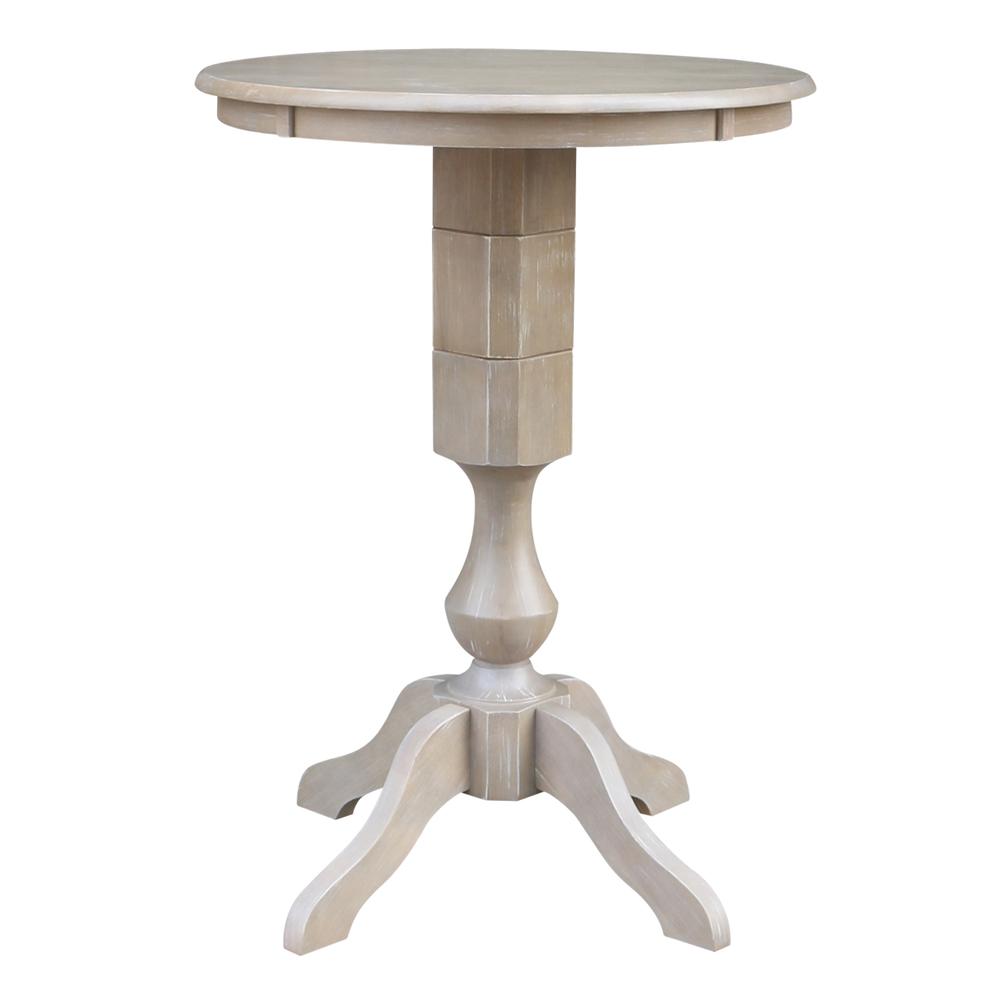 30" Round Top Pedestal Table - 40.9"H. Picture 6