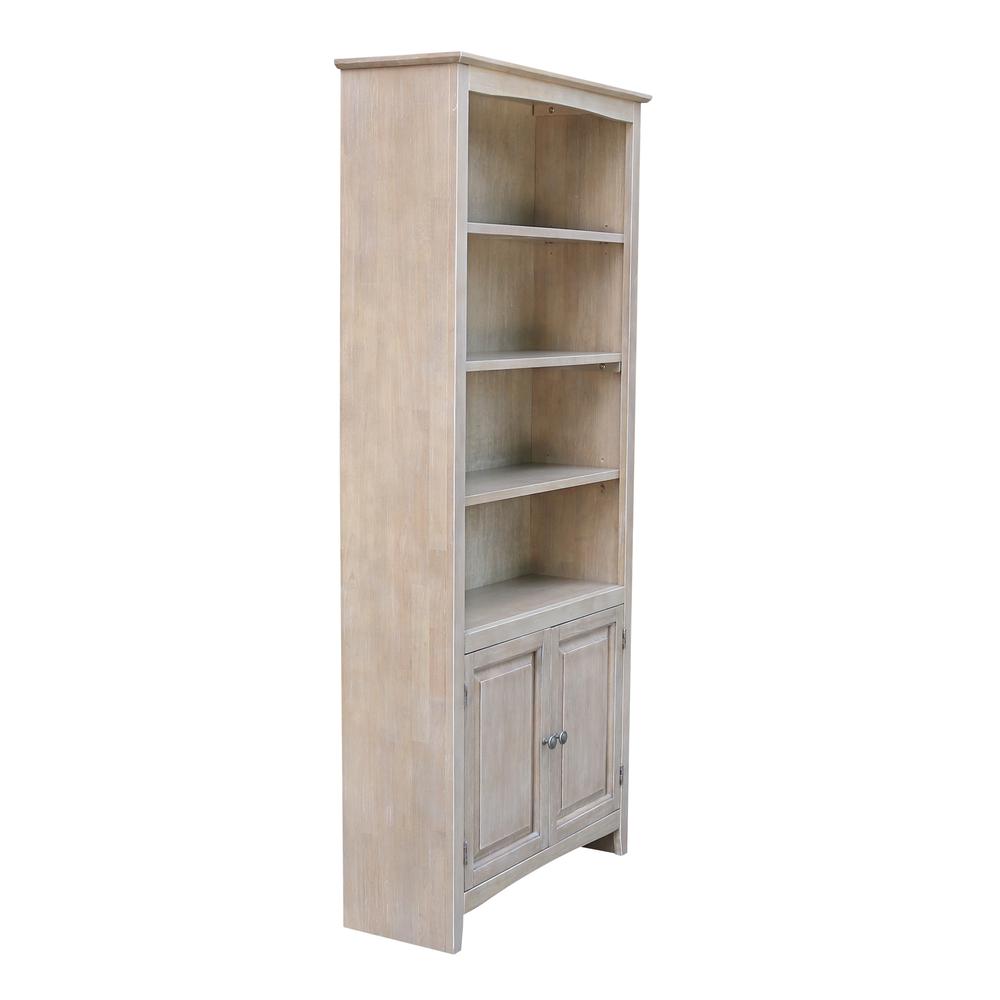 Shaker Bookcase - 72"H , Washed Gray Taupe. Picture 7