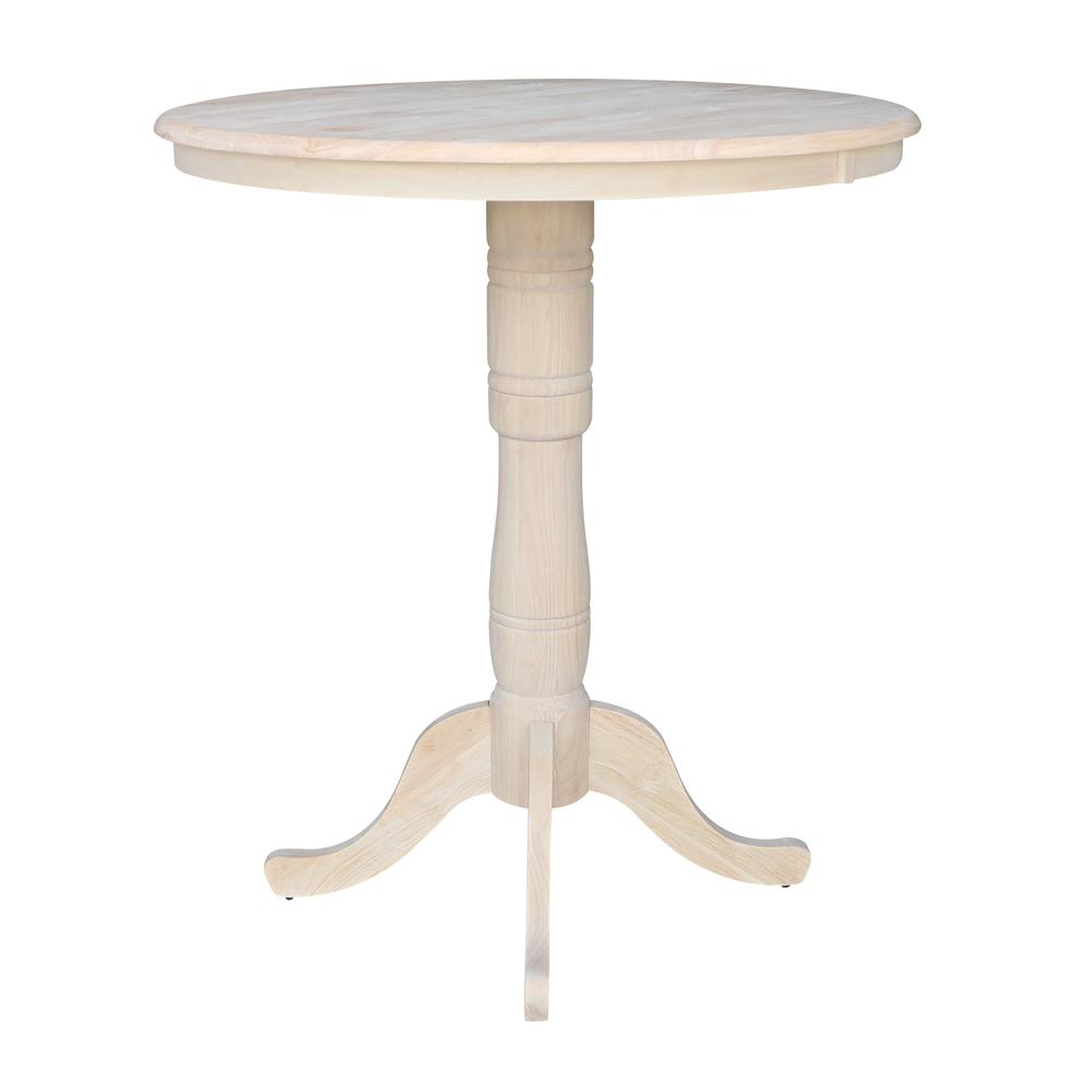36" Round Top Pedestal Table - 40.9"H. Picture 2