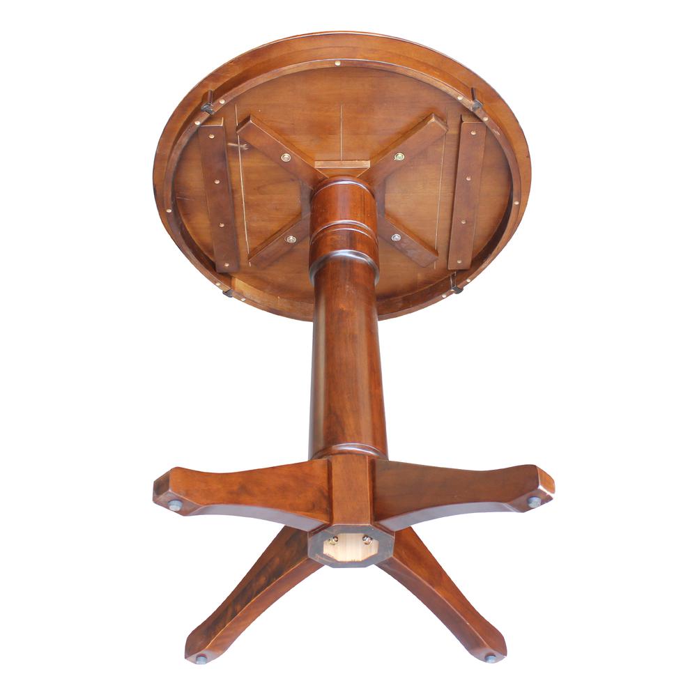 30" Round Top Pedestal Table - 34.9"H. Picture 3