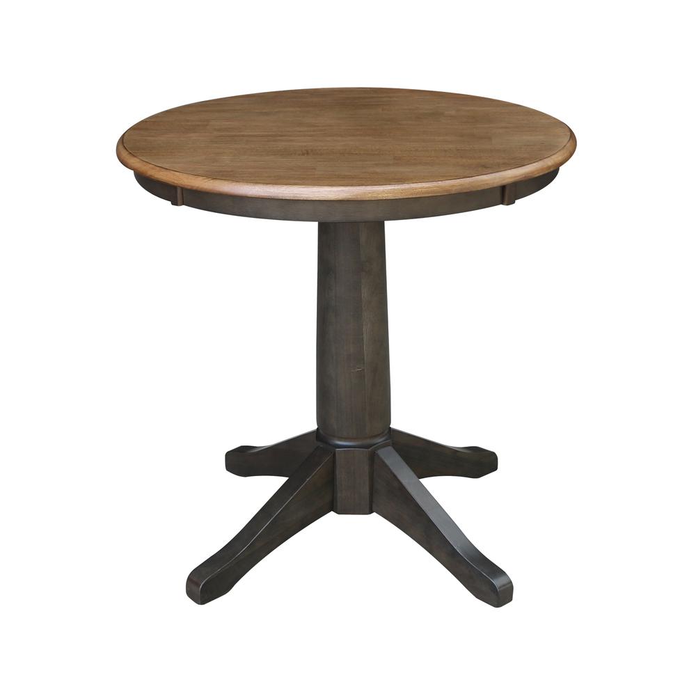30" Round Top Pedestal Table - 29.9"H. Picture 1