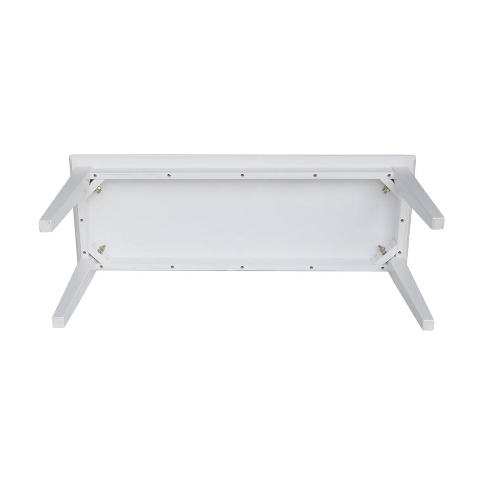Shaker Styled Bench , White. Picture 4