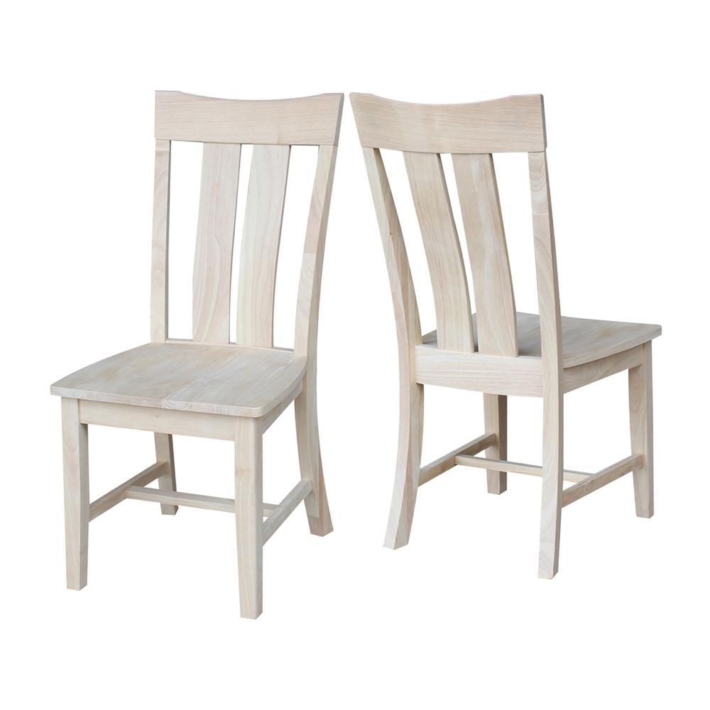 Set of Two Ava Chairs, Unfinished. Picture 7