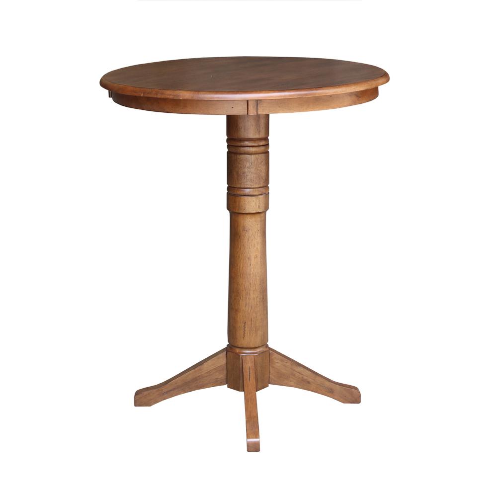 30" Round Top Pedestal Table - 41.9" Height. Picture 1