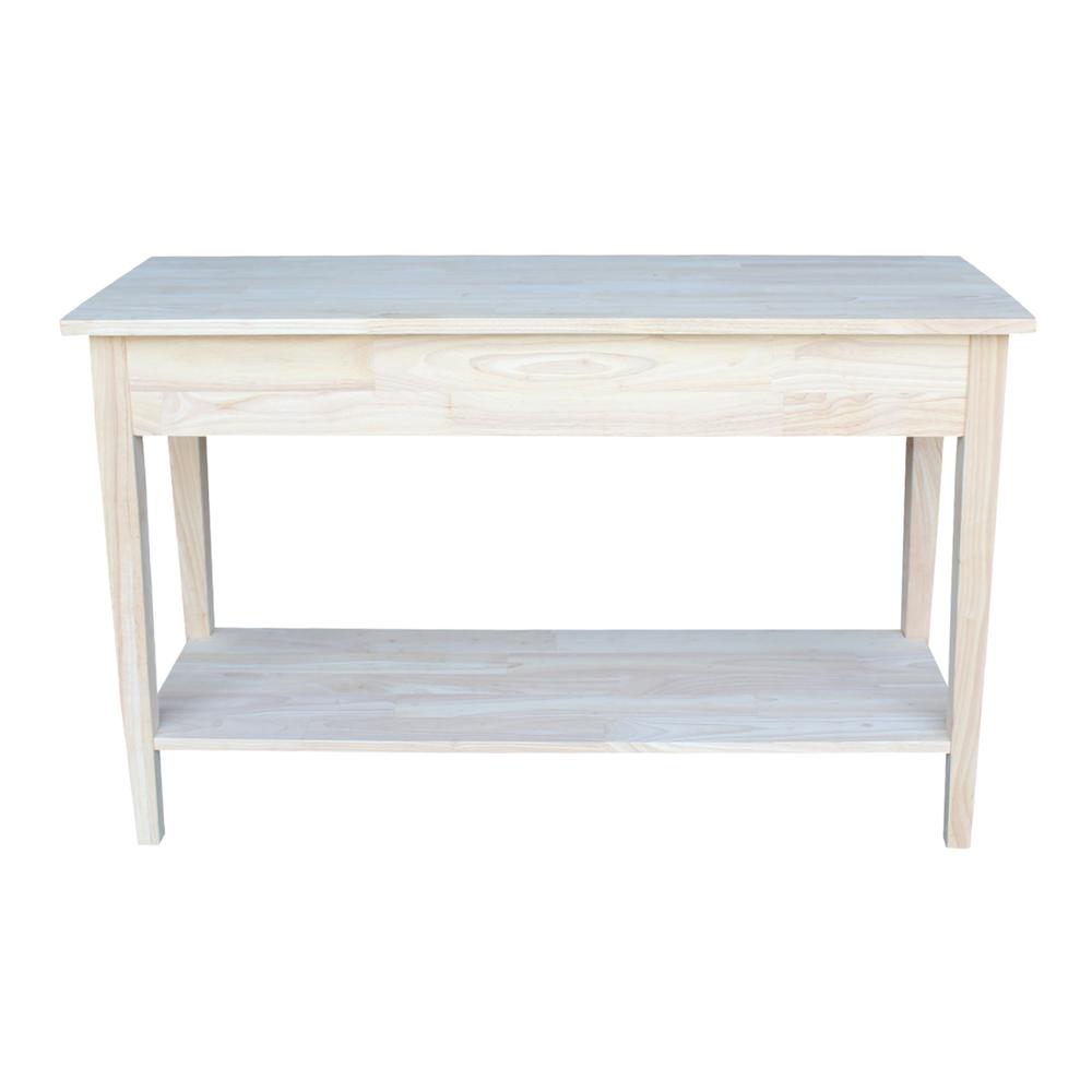 Spencer Console - Server Table - Standard Length, Unfinished. Picture 9