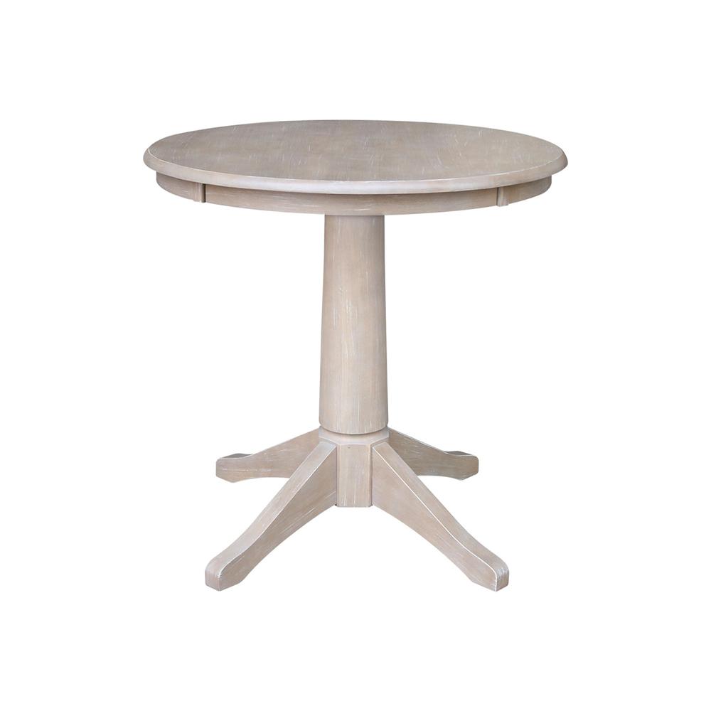 30" Round Top Pedestal Table with 2 Chairs. Picture 3