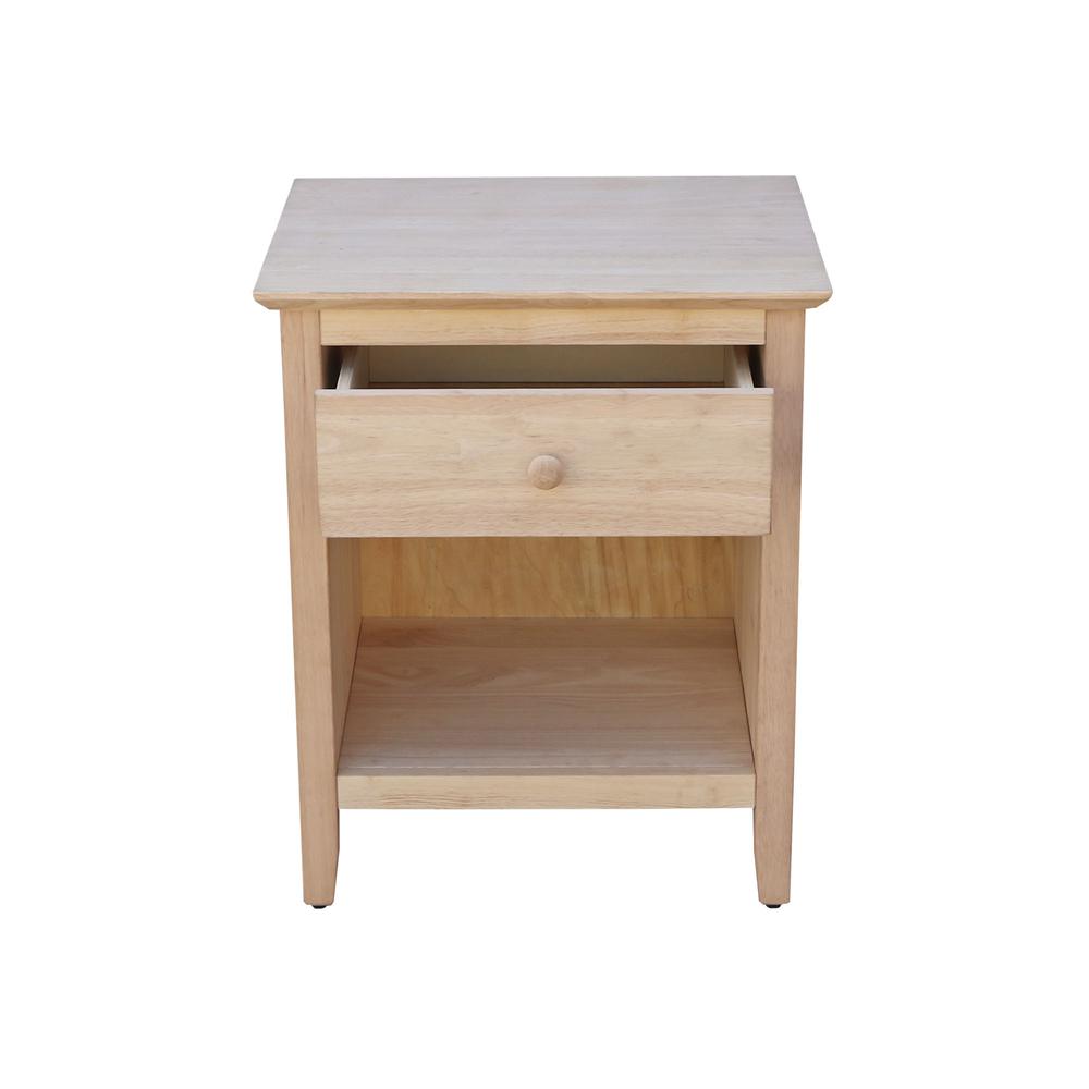 Nightstand With 1 Drawer. Picture 4