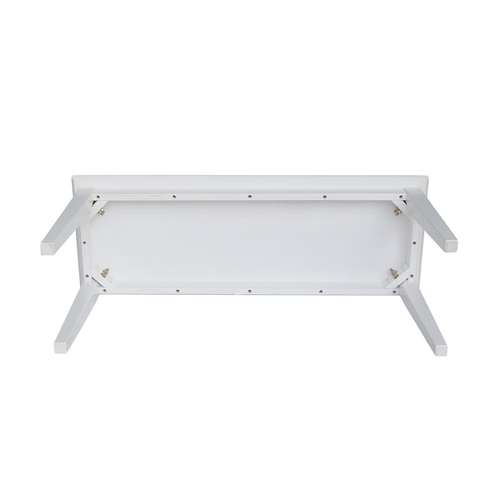 Shaker Styled Bench , White. Picture 4