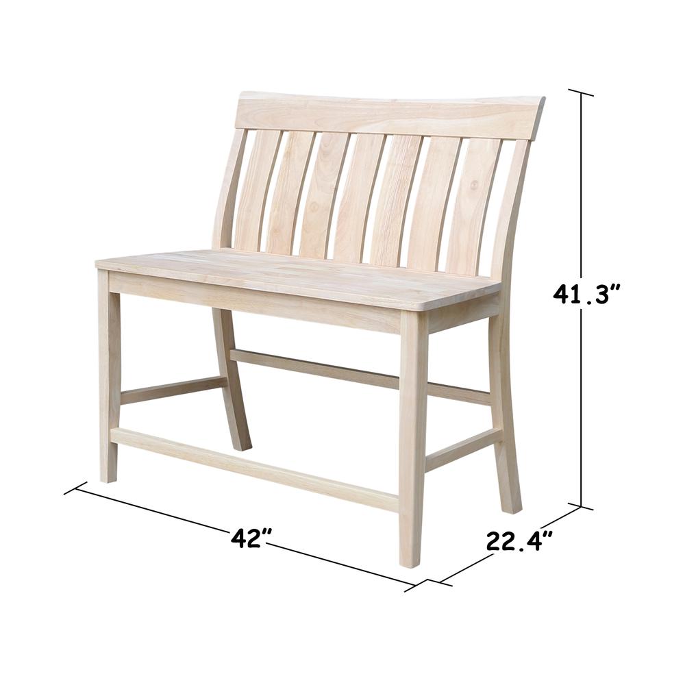 Ava Tall Bench - 24" Seat Height- 692552. Picture 8
