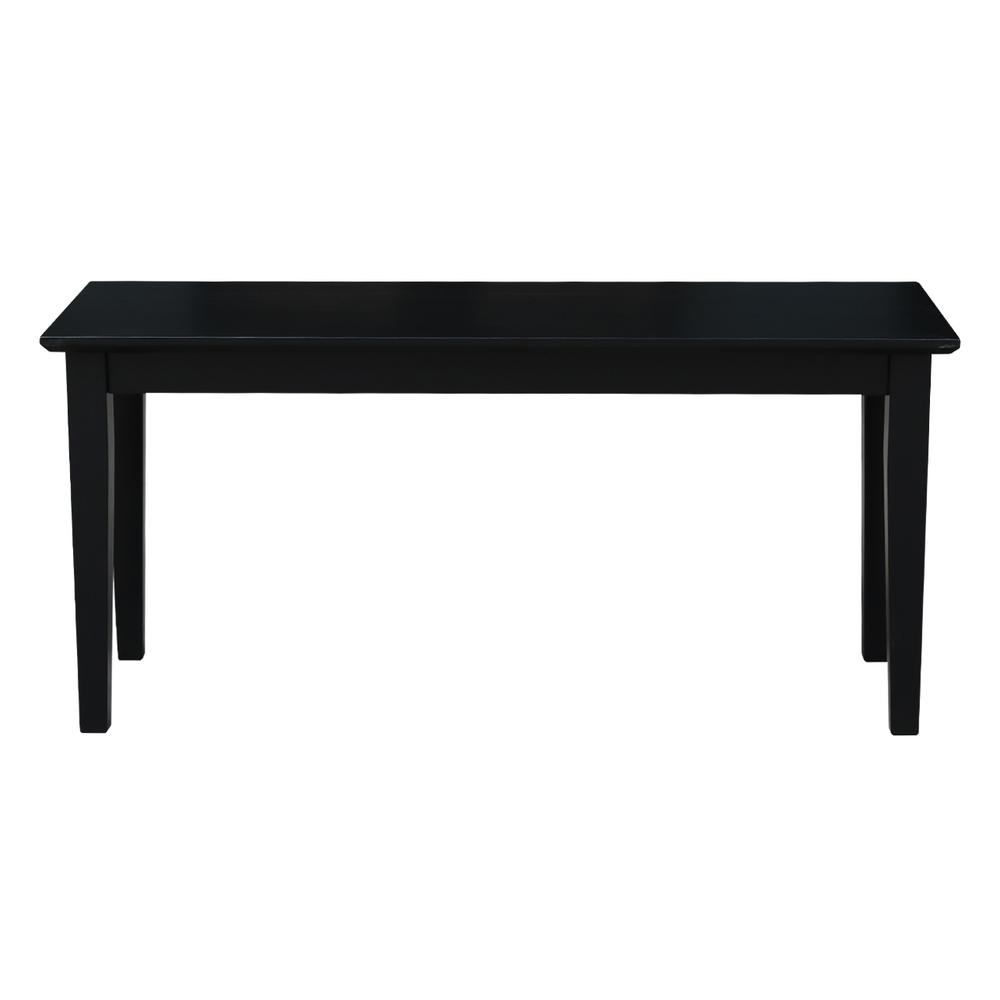 Shaker Styled Bench , Black. The main picture.
