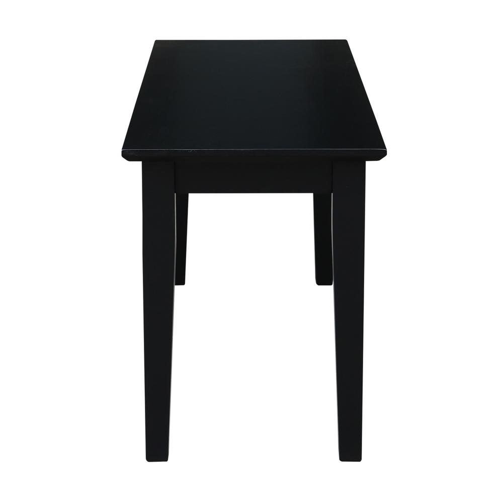 Shaker Styled Bench , Black. Picture 2