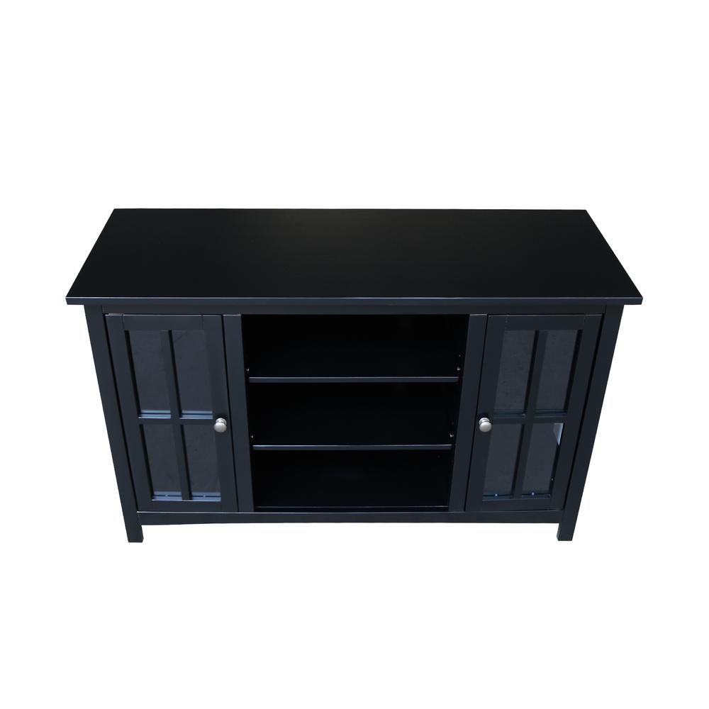 48" Entertainment / TV Stand with 2 Doors- 687657 Color: Black. Picture 9