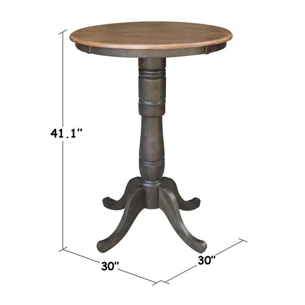 30" Round Top Pedestal Table - 41.1"H. Picture 2