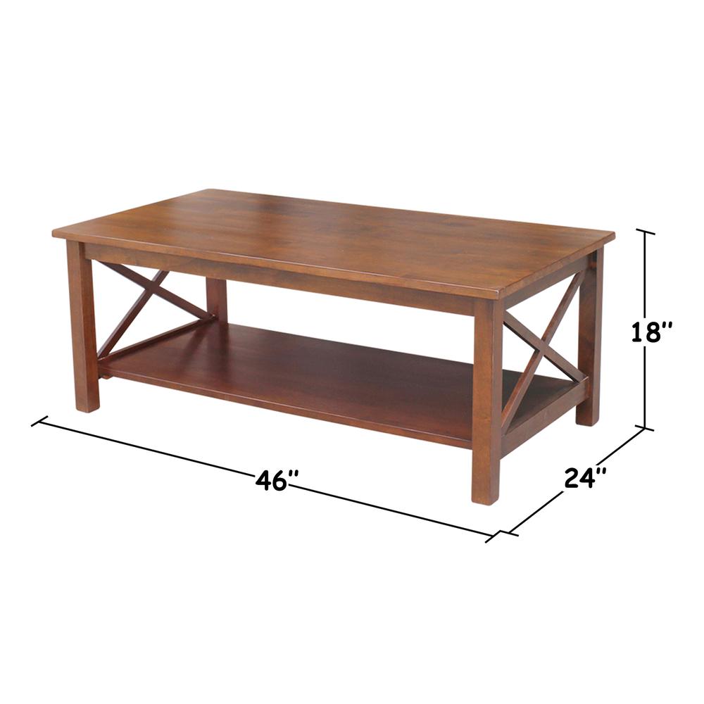 Hampton Coffee Table, Brown. Picture 6