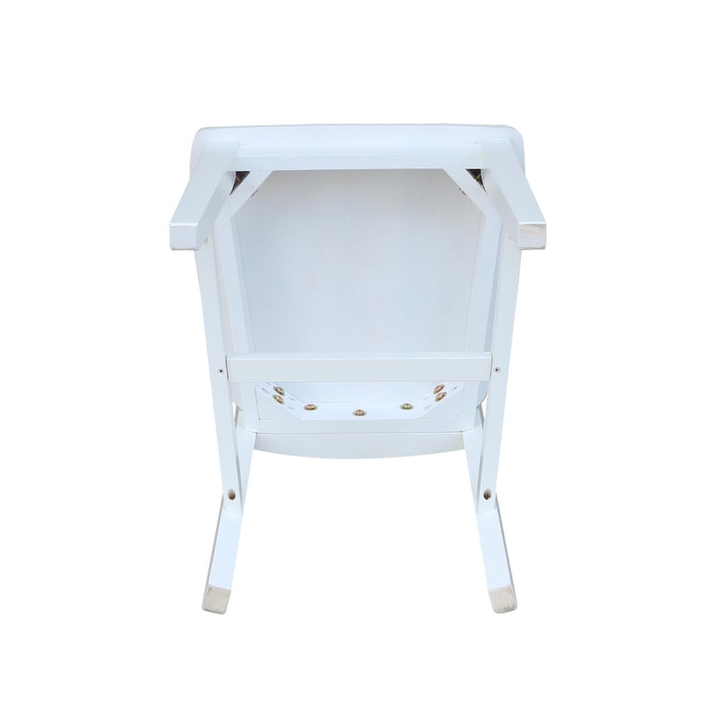 Set of Two San Remo Splatback Chairs, White. Picture 7