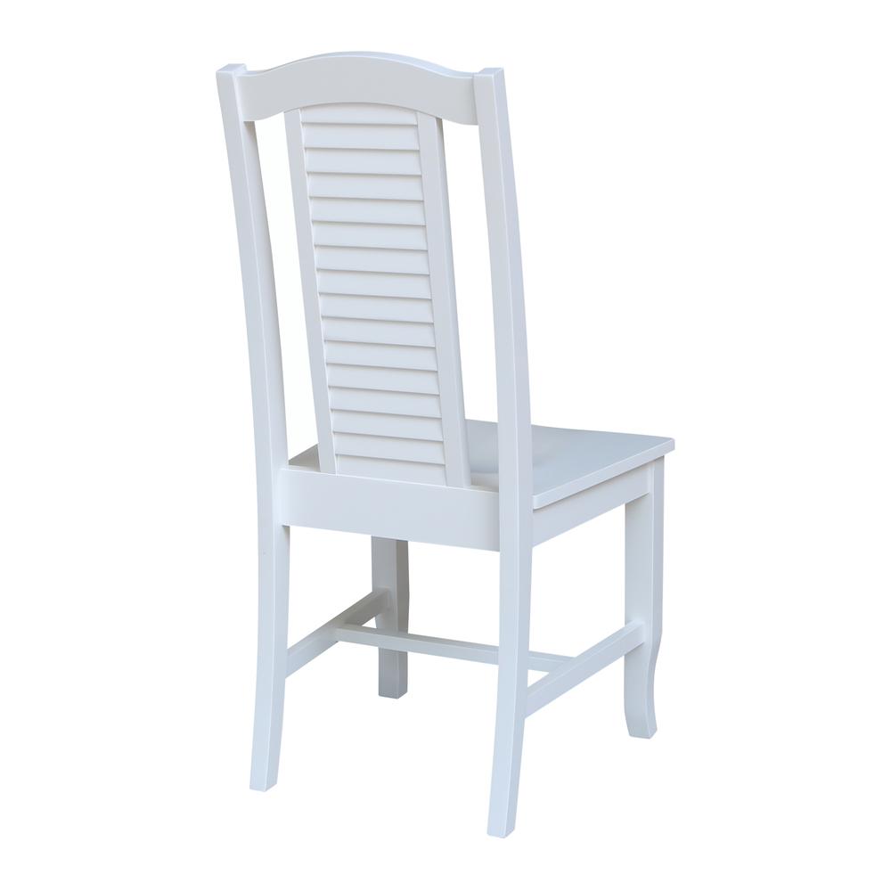 Seaside Chairs, Set of 2, White. Picture 1
