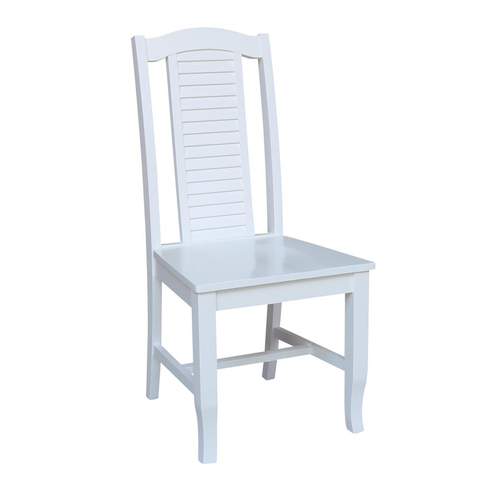 Seaside Chairs, Set of 2, White. Picture 3