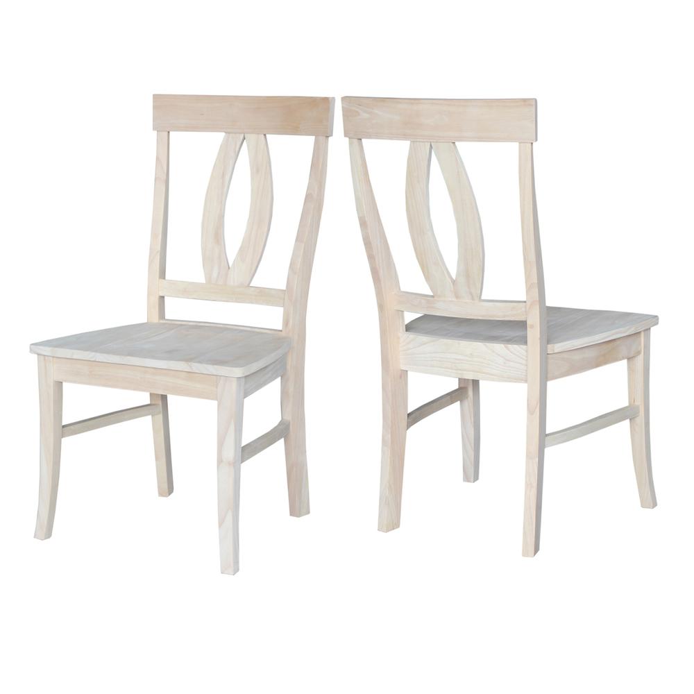 Set of Two Verona Chairs, Unfinished. Picture 1