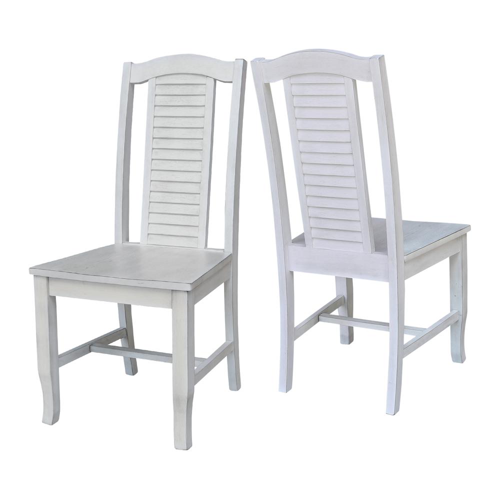 Seaside Chairs, Set of 2, Antique Chalk. Picture 3
