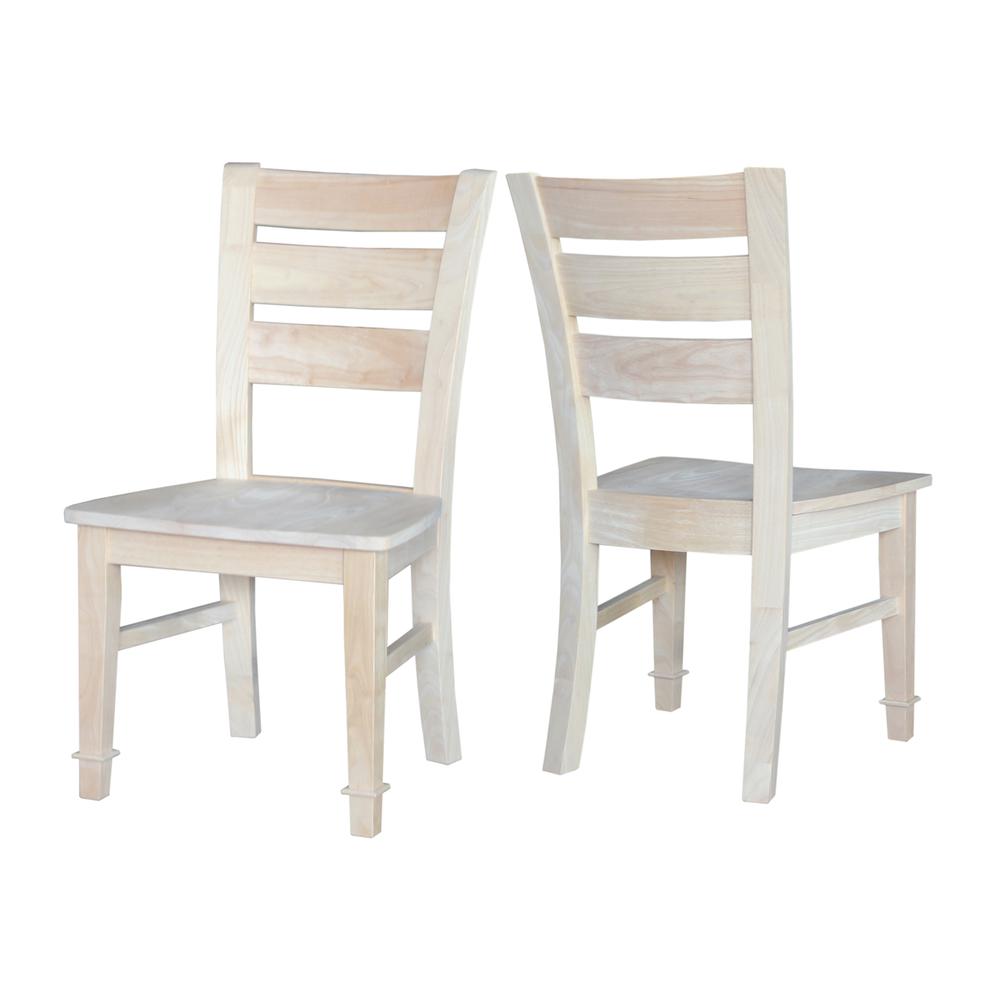 Set of Two Tuscany Chairs, Unfinished. Picture 1