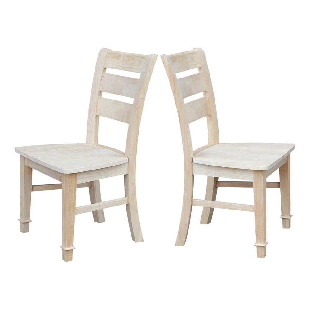 Set of Two Tuscany Chairs, Unfinished. Picture 5