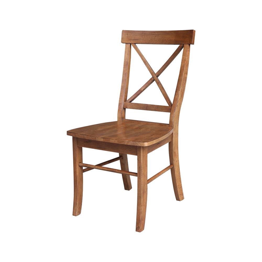 X-Back Chair - with Solid Wood Seat - 557127. Picture 1