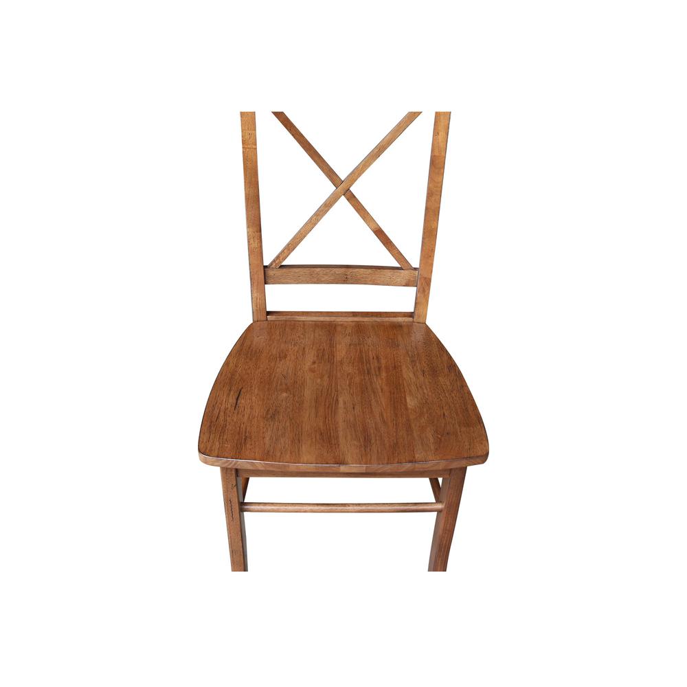 X-Back Chair - with Solid Wood Seat - 557127. Picture 6