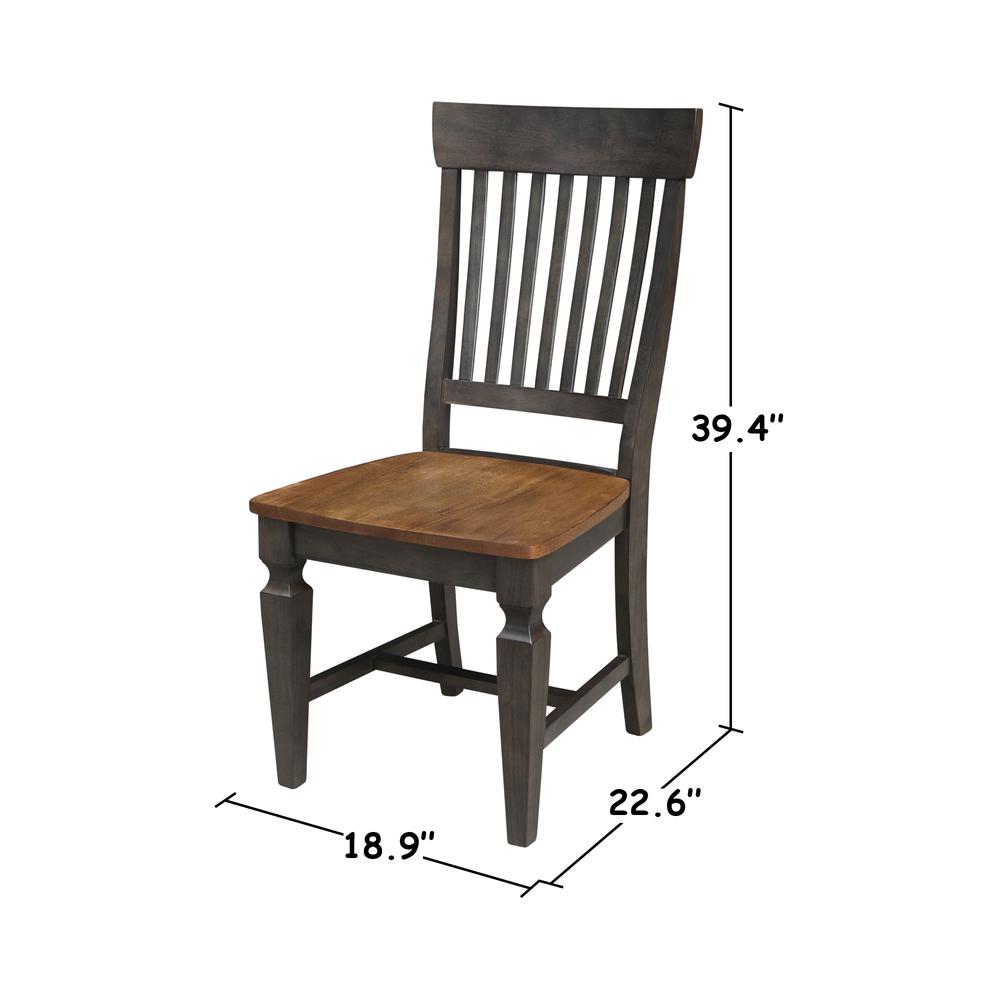Vista Slat Back Chair - Set of 2 Chairs. Picture 10