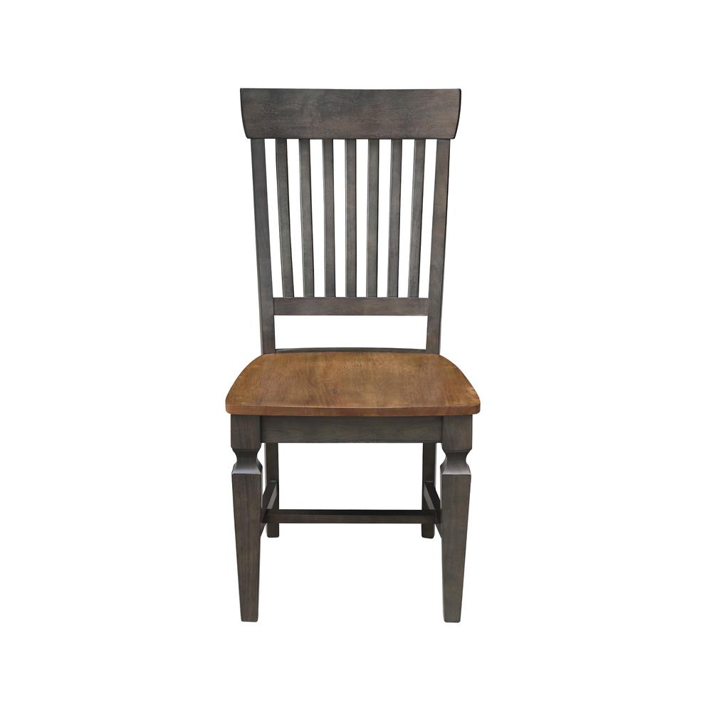 Vista Slat Back Chair - Set of 2 Chairs. Picture 2