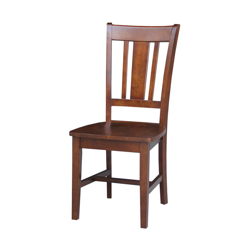 San Remo Splatback Chair, Espresso. Picture 2
