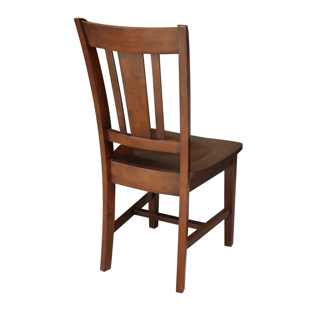 San Remo Splatback Chair, Espresso. Picture 3