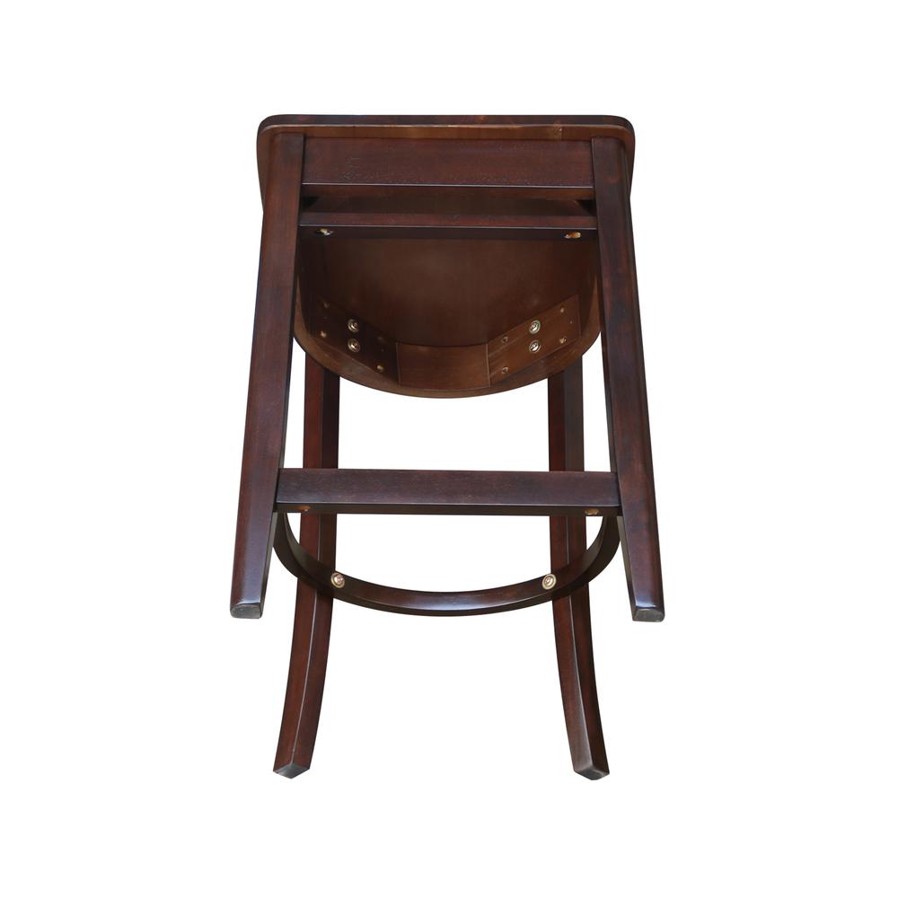 Emily Counter Height Stool - 24" Seat Height. Picture 4