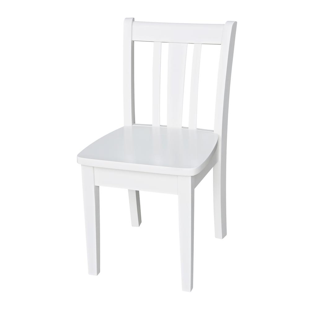 Set of Two San Remo Juvenile Chairs, White. Picture 10