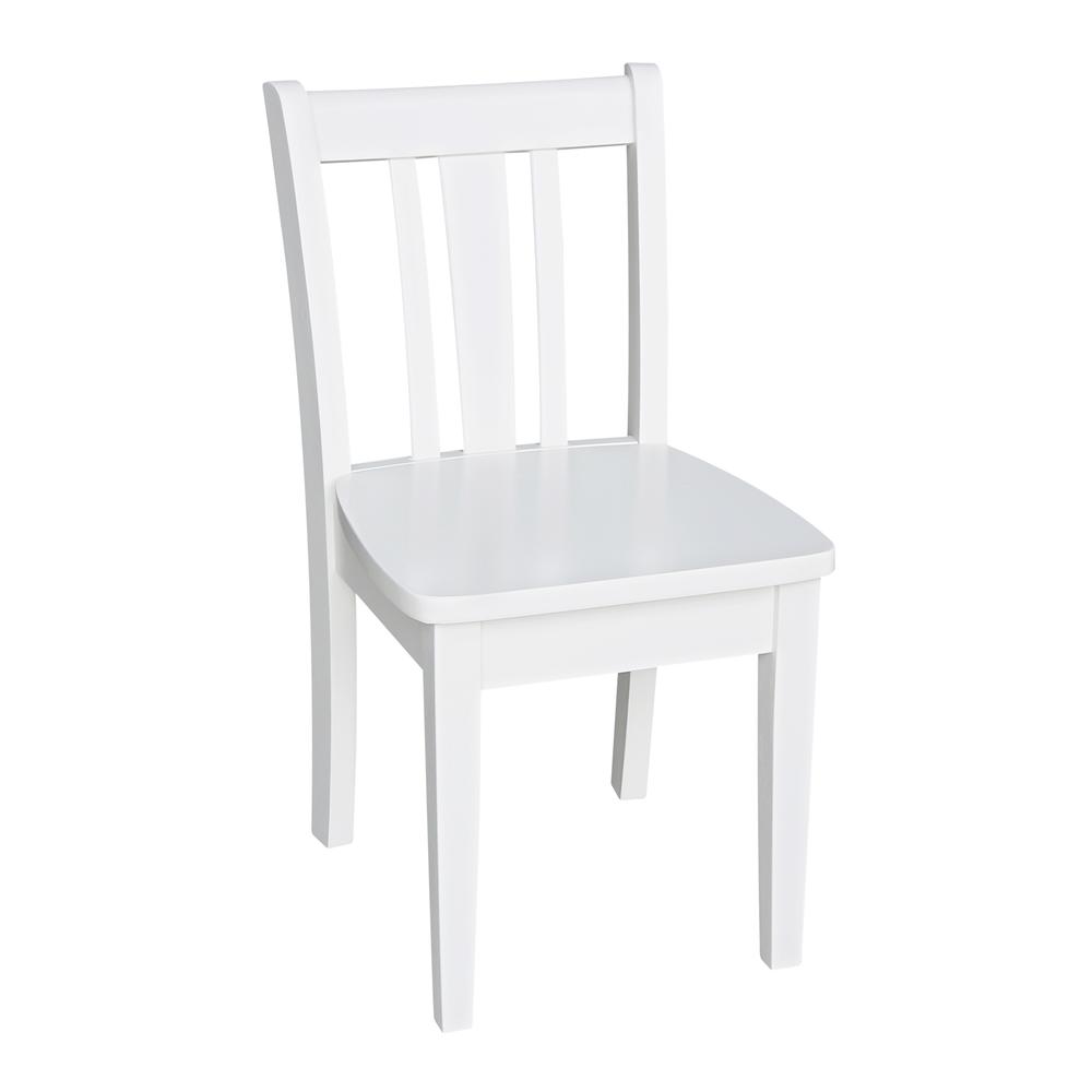 Set of Two San Remo Juvenile Chairs, White. Picture 3