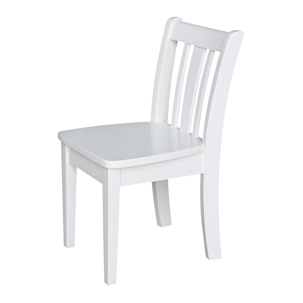 Set of Two San Remo Juvenile Chairs, White. Picture 6