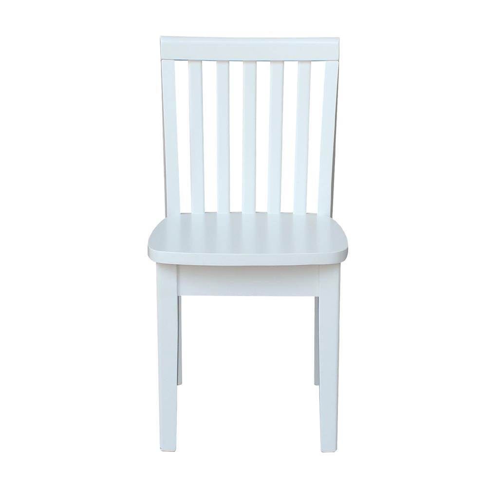 Set of Two Mission Juvenile Chairs , White. Picture 2
