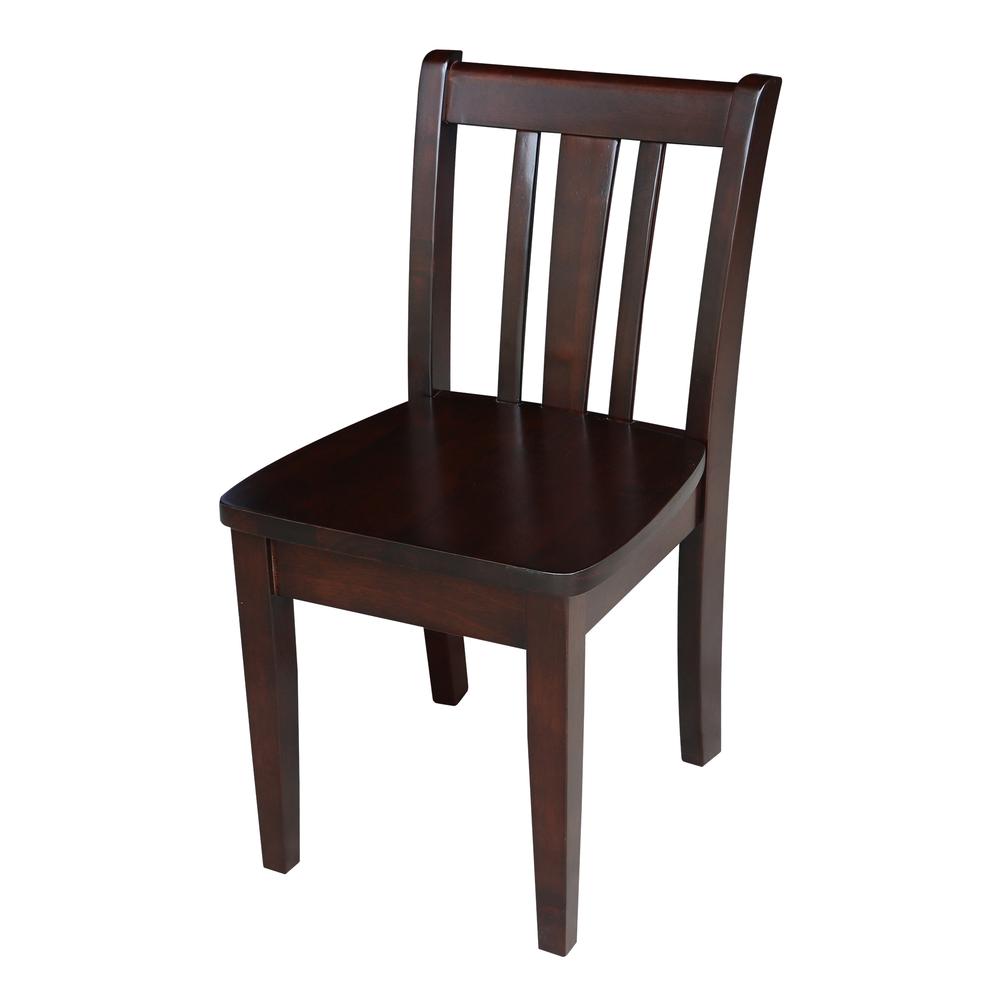Set of Two San Remo Juvenile Chairs, Rich Mocha. Picture 10