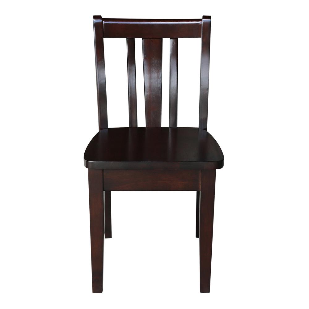Set of Two San Remo Juvenile Chairs, Rich Mocha. Picture 5