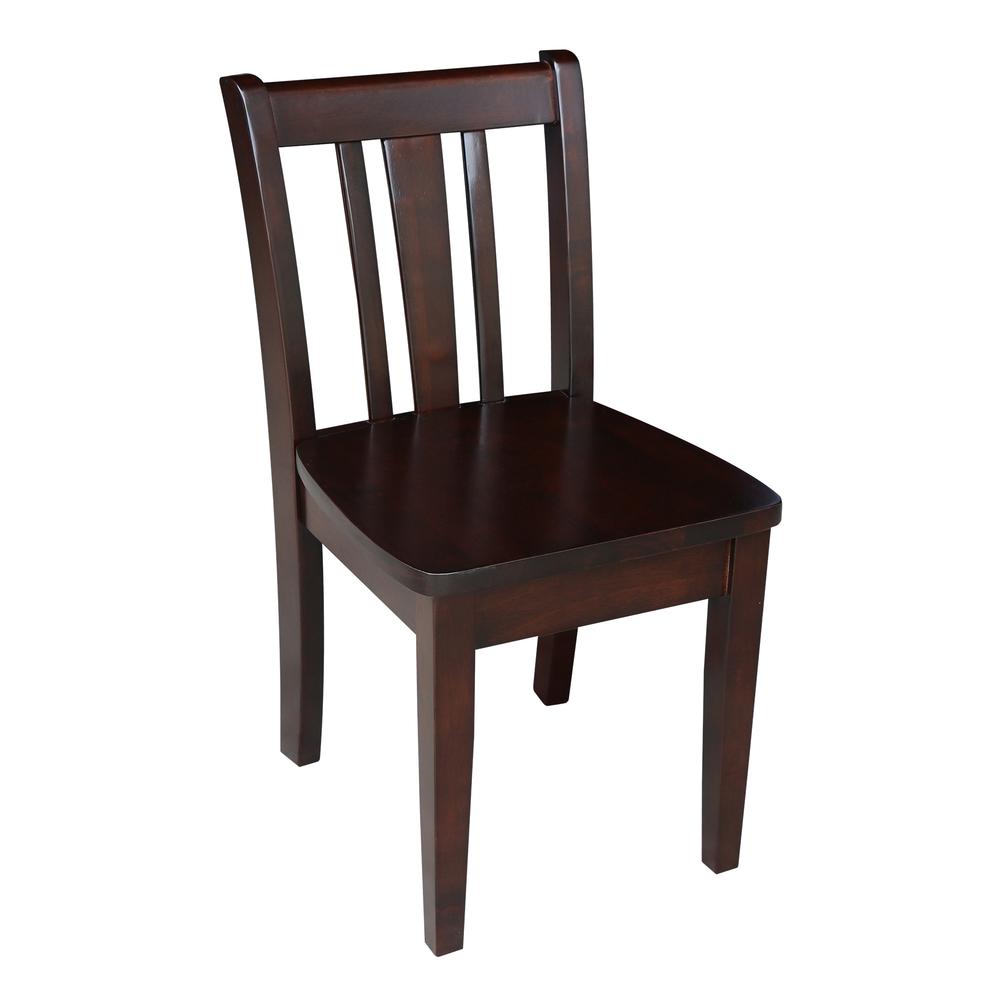 Set of Two San Remo Juvenile Chairs, Rich Mocha. Picture 3