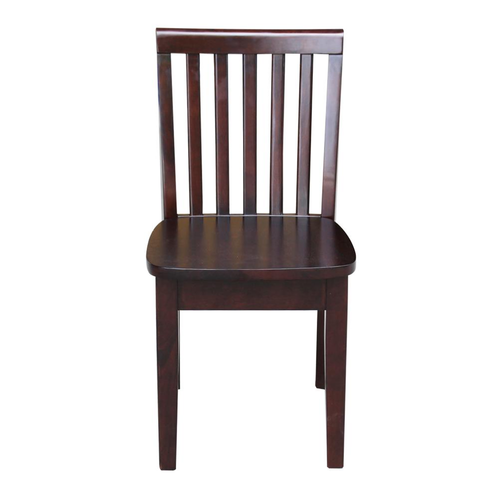 Set of Two Mission Juvenile Chairs , Rich Mocha. Picture 4
