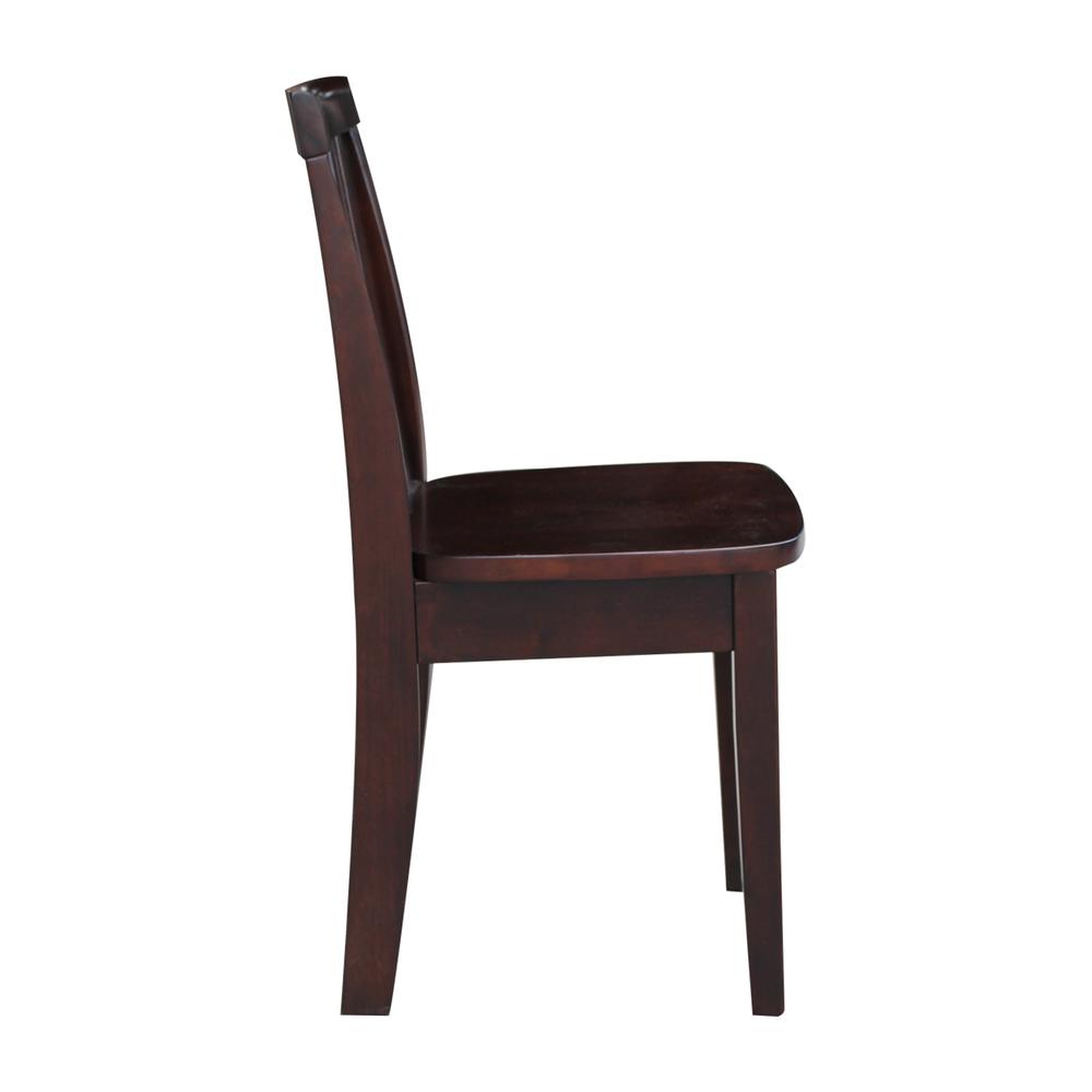 Set of Two Mission Juvenile Chairs , Rich Mocha. Picture 6