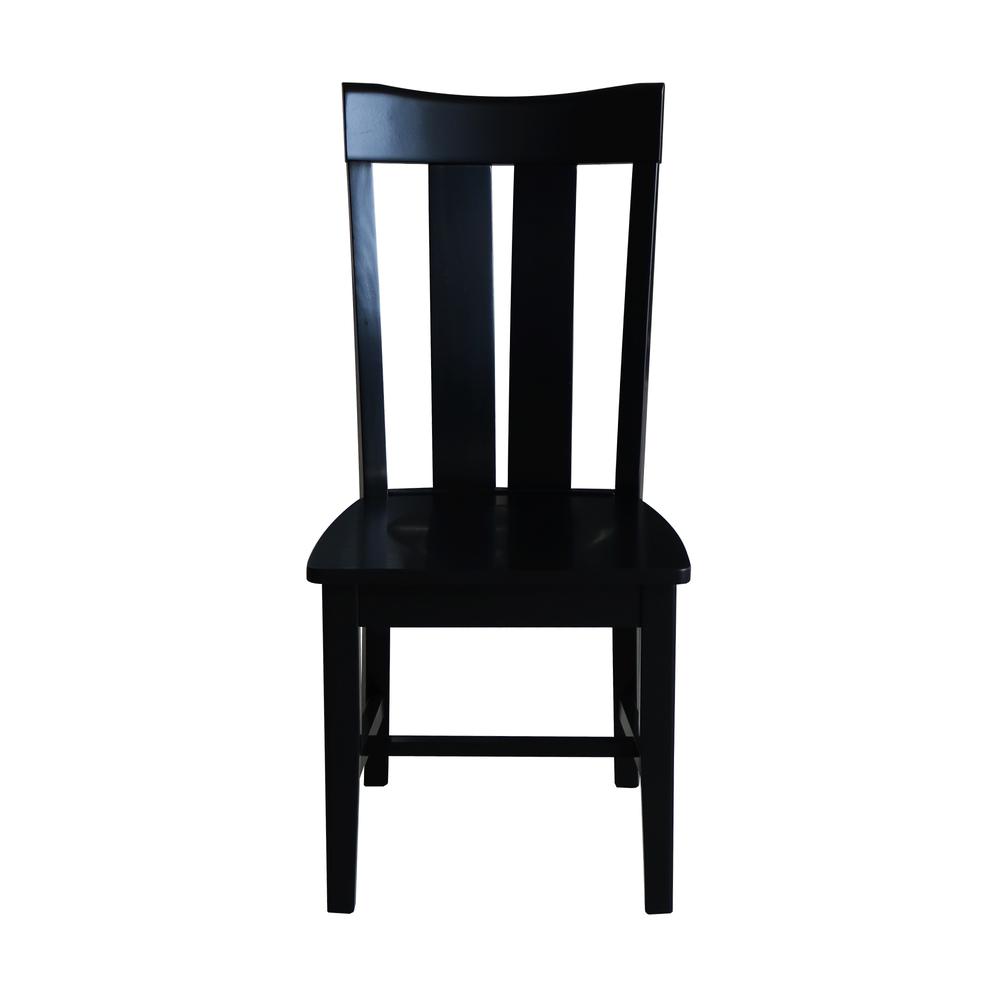 Ava Dining Chairs - Set of 2 in Black. Picture 3