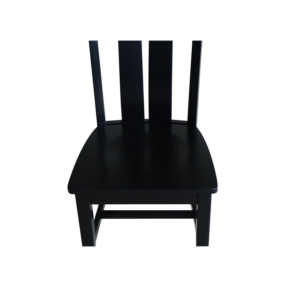 Ava Dining Chairs - Set of 2 in Black. Picture 9
