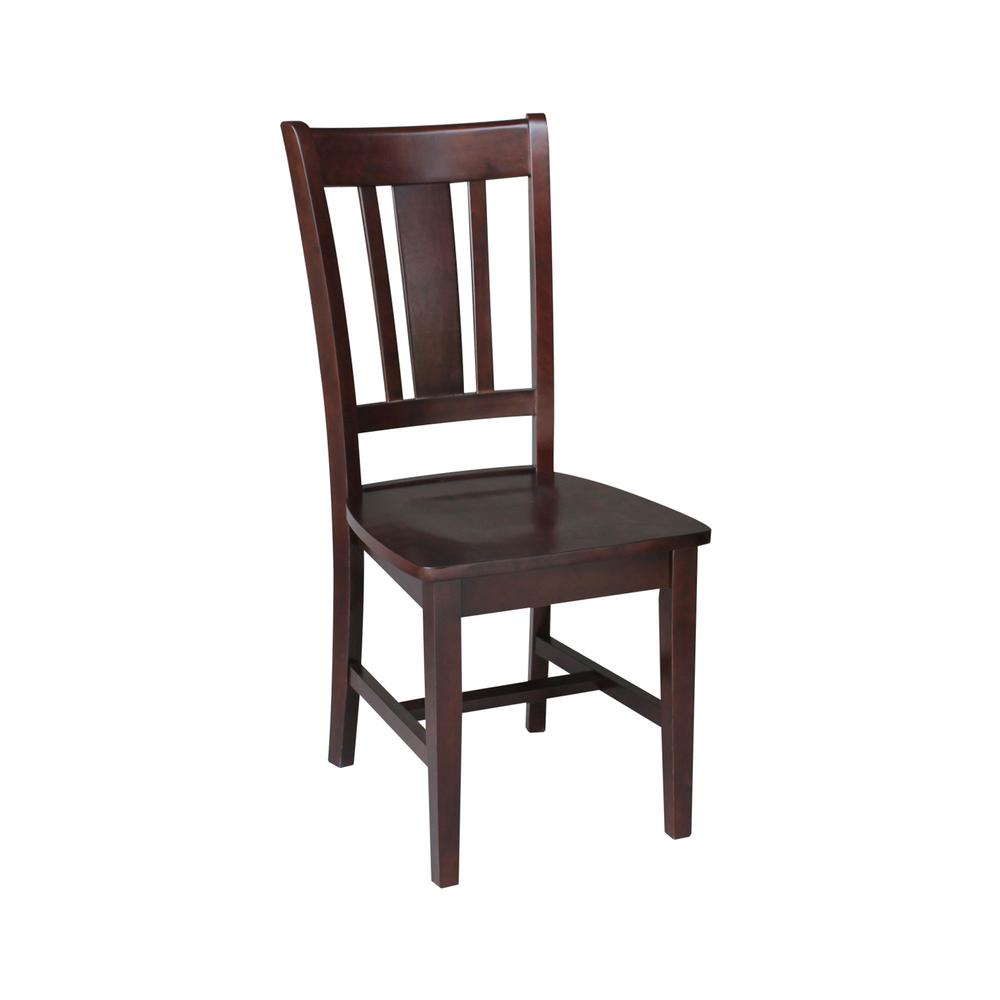 Set of Two San Remo Splatback Chairs, Rich Mocha. Picture 9