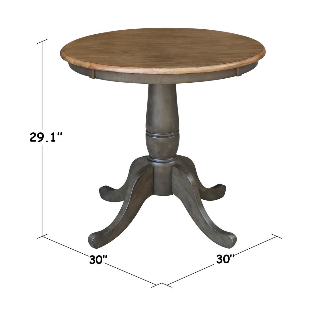 30" Round Top Pedestal Table - 29.1"H. Picture 2