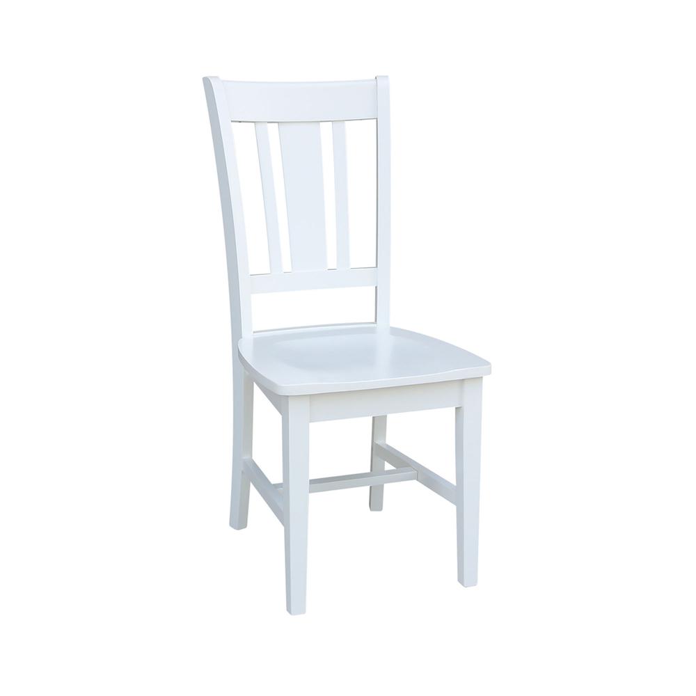 Set of Two San Remo Splatback Chairs, White. Picture 10